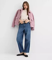 Bobble Mock Neck Sweater