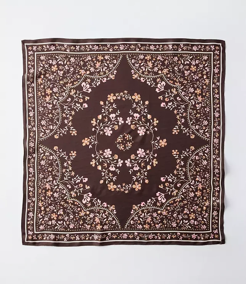 Paisley Silk Square Scarf