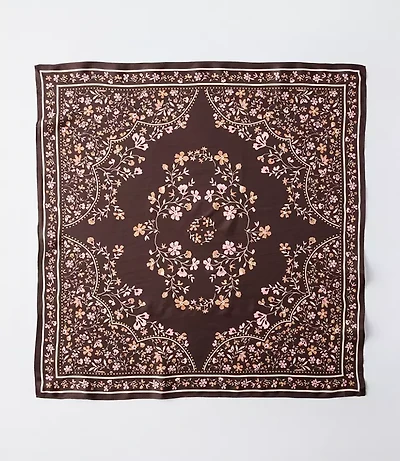 Paisley Silk Square Scarf