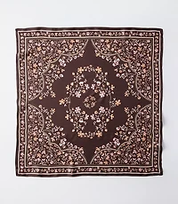 Paisley Silk Square Scarf