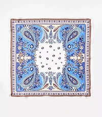 Paisley Silk Square Scarf