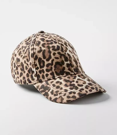 Leopard Print Baseball Hat