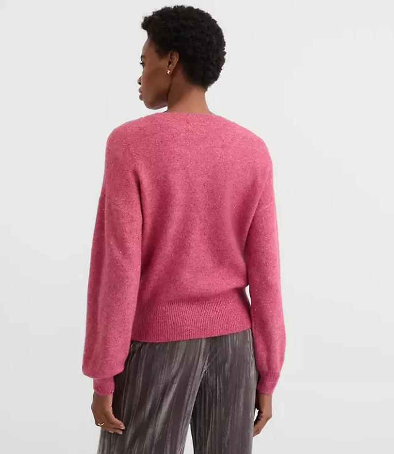 Shimmer Blouson Sweater