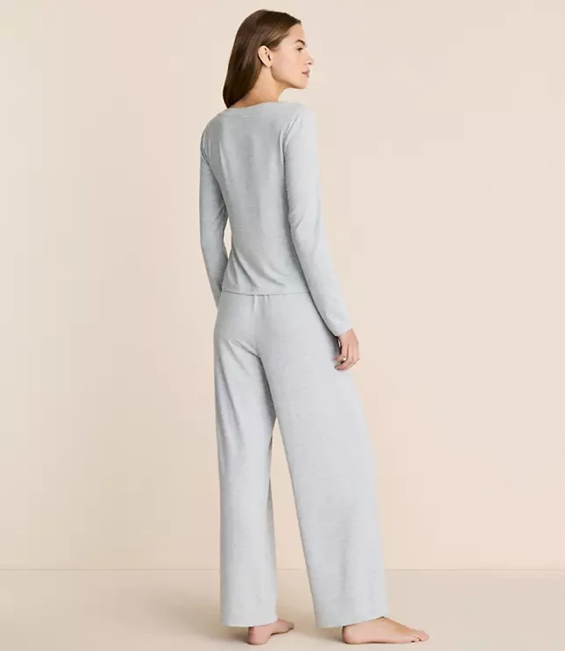 Lou & Grey Heathered Softened Modal Pajama Set