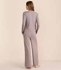 Lou & Grey Heathered Softened Modal Pajama Set
