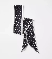 Dotted Skinny Scarf