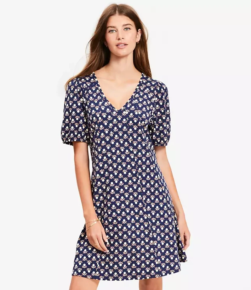 Garden Seamed Mini Dress