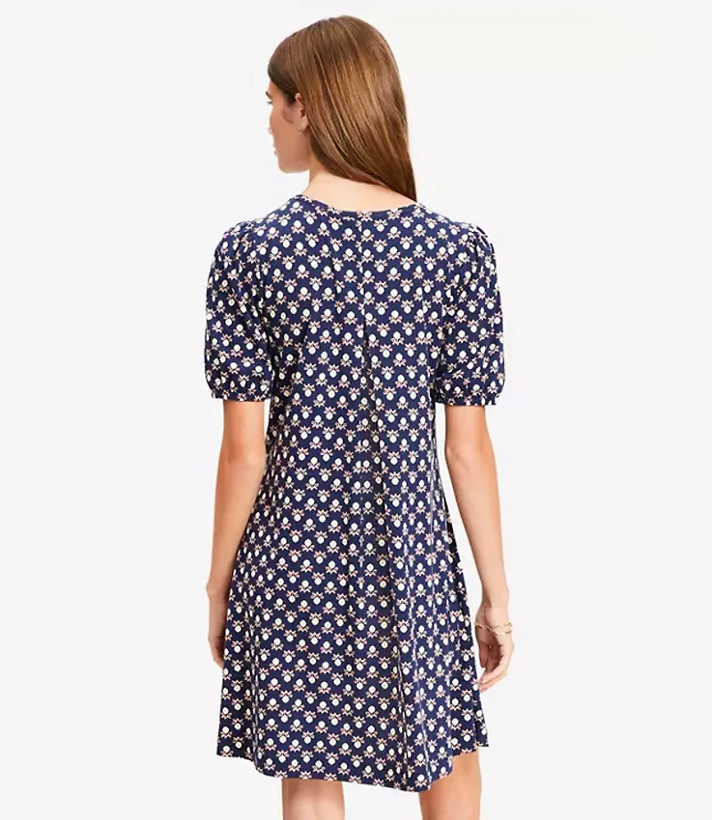 Garden Seamed Mini Dress
