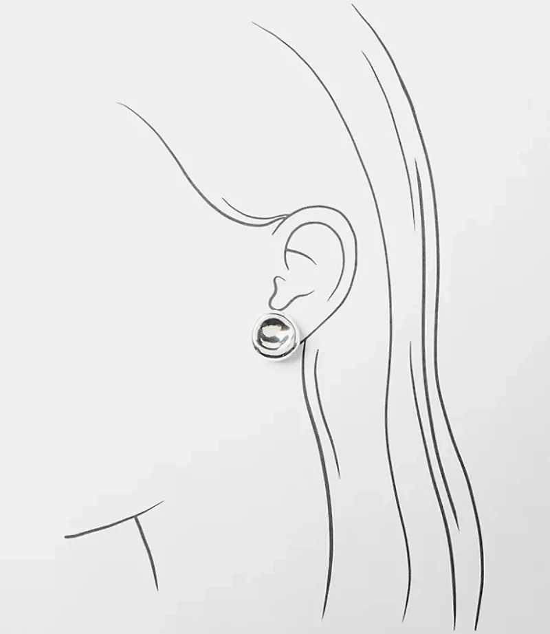 Molded Dot Stud Earrings