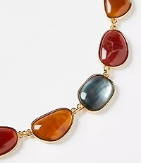 Marbleized Statement Necklace