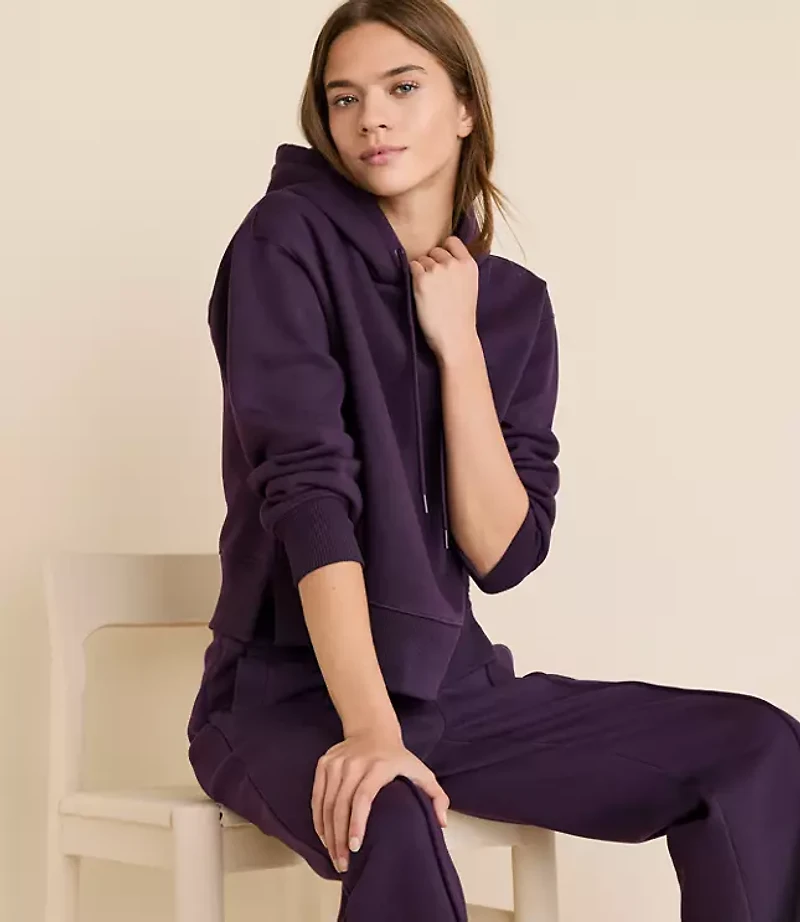 Petite Lou & Grey Elite Fleece Cropped Hoodie