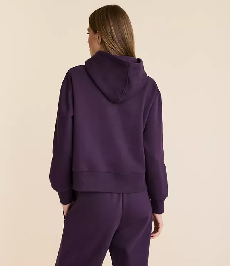 Petite Lou & Grey Elite Fleece Cropped Hoodie