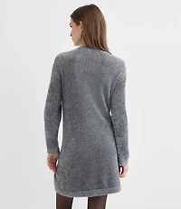Tinsel Fuzzy Mini Sweater Dress