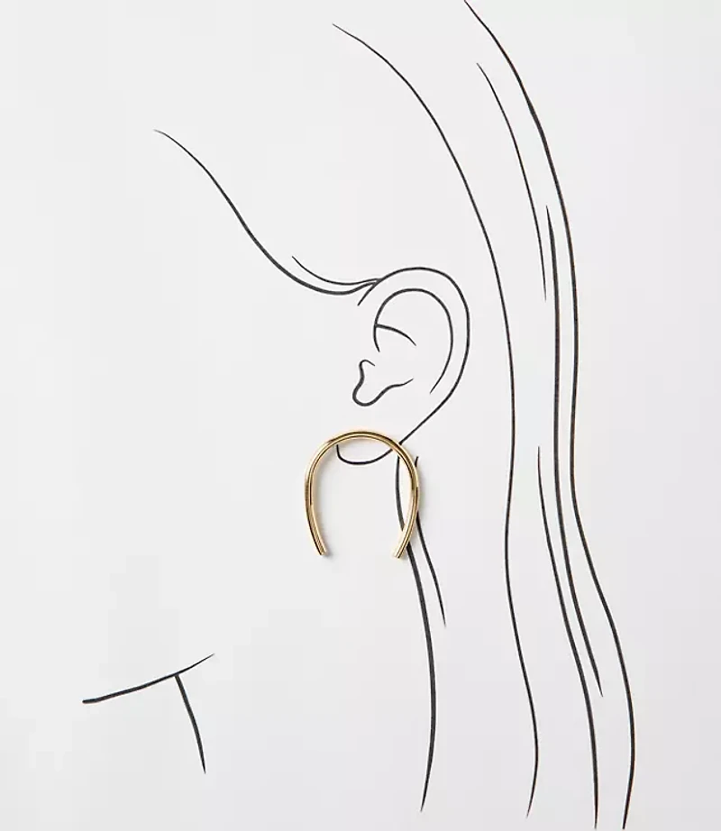 Horseshoe Statement Earrings