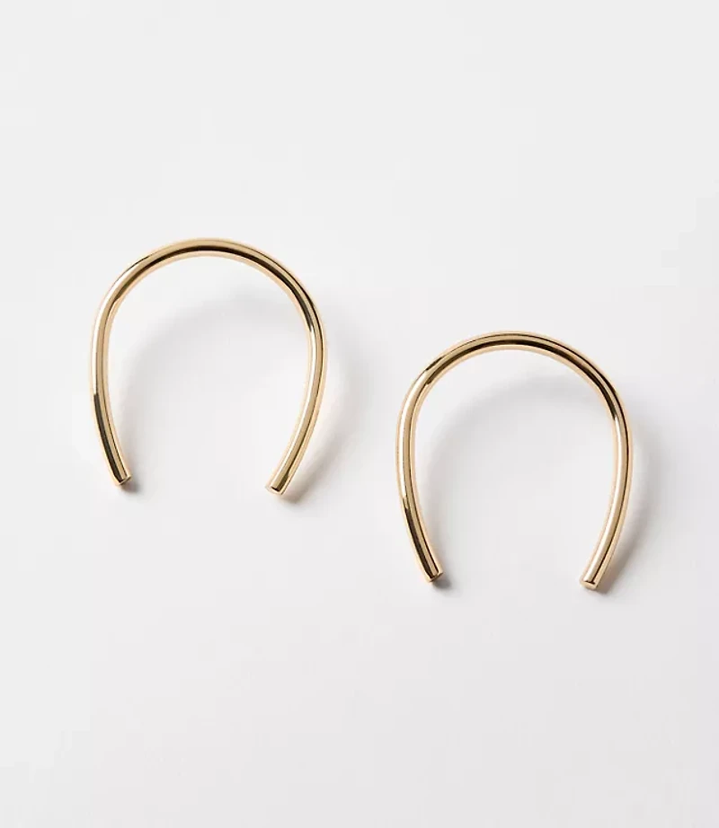 Horseshoe Statement Earrings