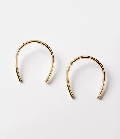 Horseshoe Statement Earrings