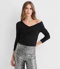 Ruched Off The Shoulder Top