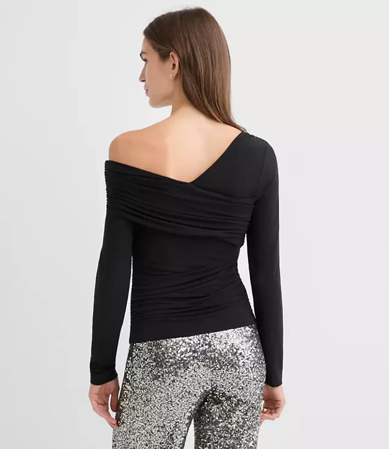 Ruched Off The Shoulder Top