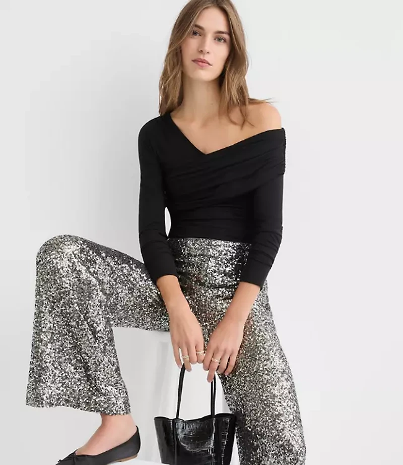 Ruched Off The Shoulder Top