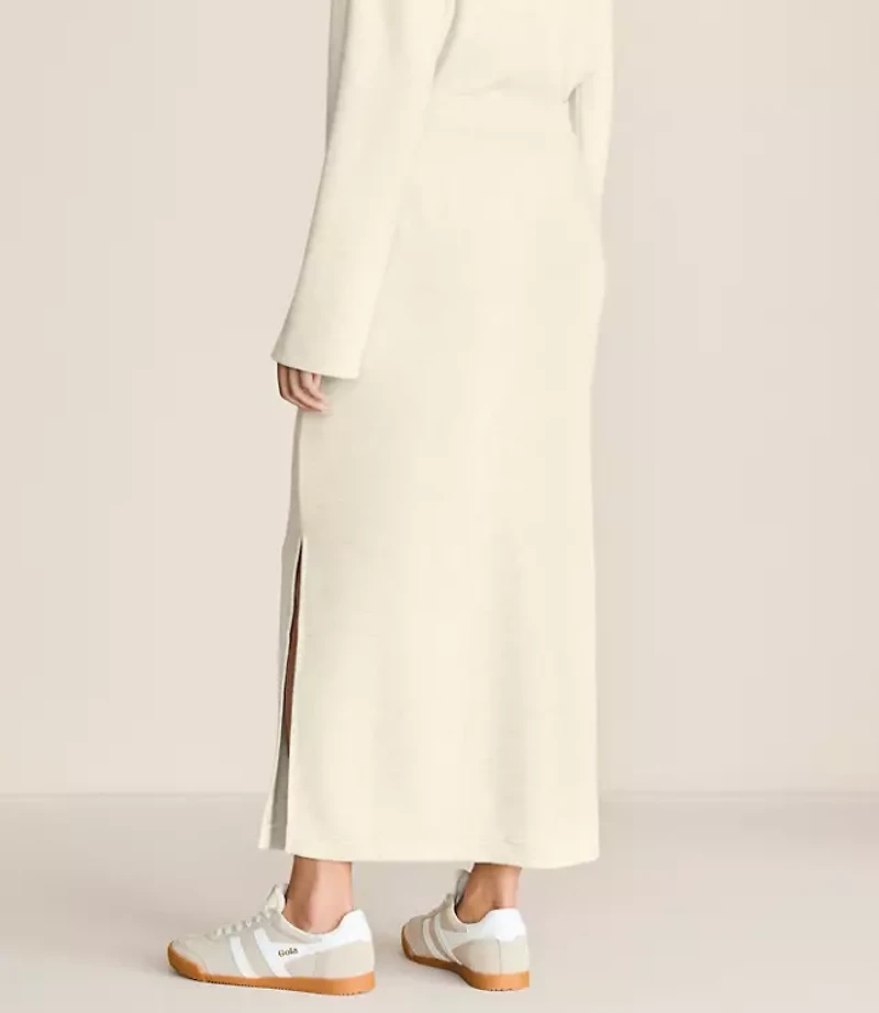 Petite Lou & Grey Heathered Scubasoft Column Maxi Skirt