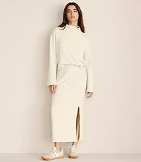 Petite Lou & Grey Heathered Scubasoft Column Maxi Skirt