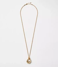 Molded Pendant Rope Necklace