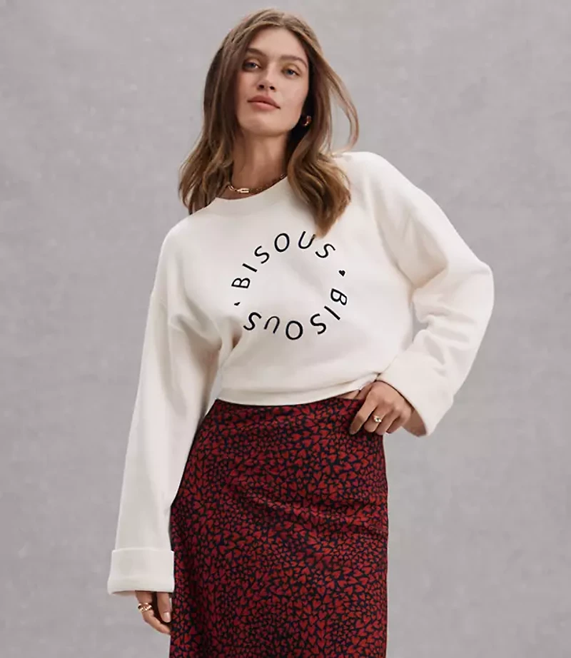 Bisous Bubble Sweatshirt