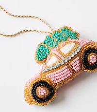 Holiday Car Beaded Ornament