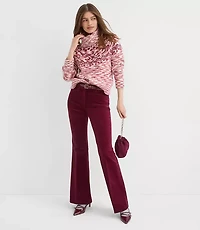 Petite Spacedye Fair Isle Turtleneck Sweater