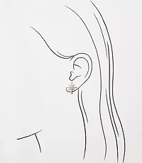 Pave Star Stud Earrings