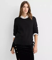 Side Tie Sweater