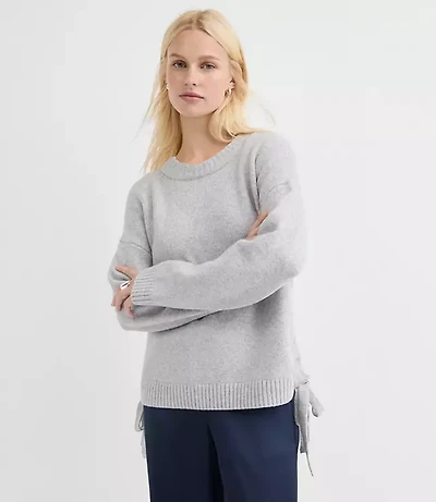 Side Tie Sweater