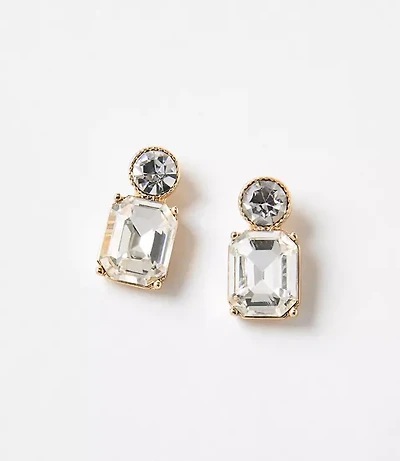 Mini Baguette Stud Earrings