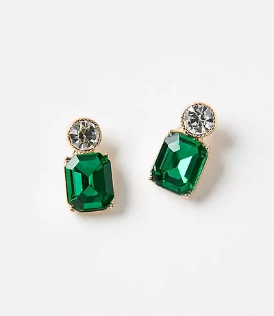 Mini Baguette Stud Earrings