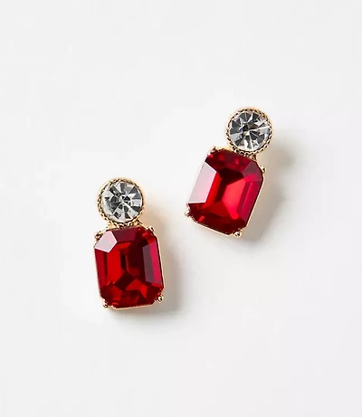 Mini Baguette Stud Earrings