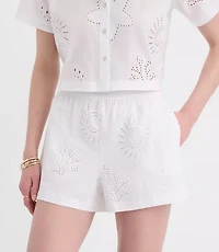 LOFT Beach Sea Eyelet Shorts