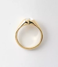 Crystal Heart Ring