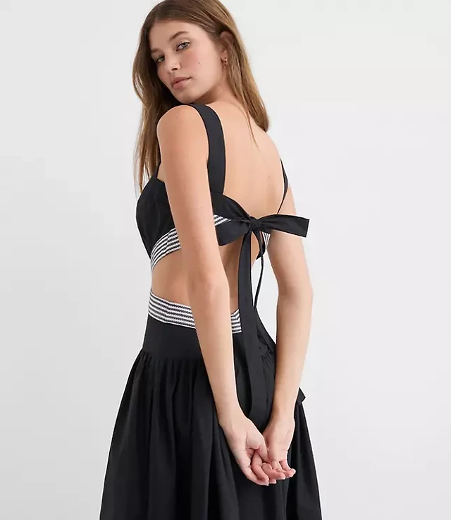 LOFT Beach Casablanca Cutout Maxi Pocket Dress | The Summit
