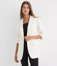 Twill Sculpted Modern Blazer