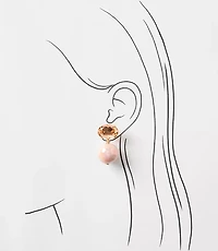 Italian Collection Crystal Resin Drop Earrings