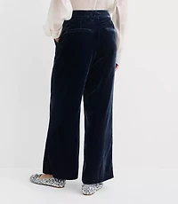 Curvy Clean Wide Leg Pants Velvet