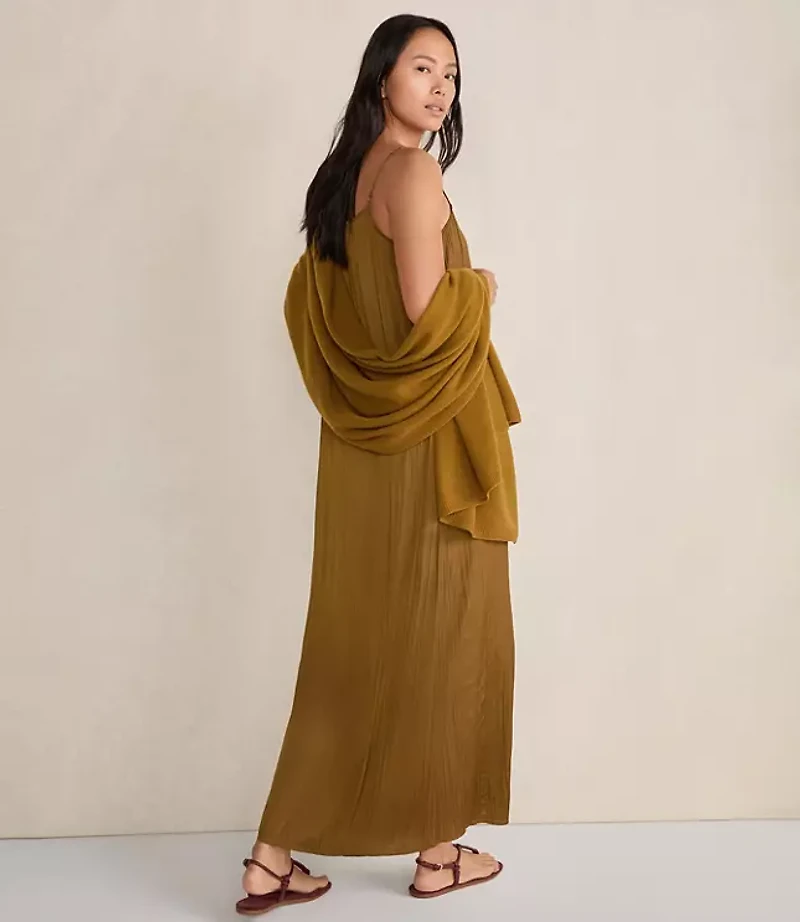 Haven Well Within Silky Pleated Maxi Dress