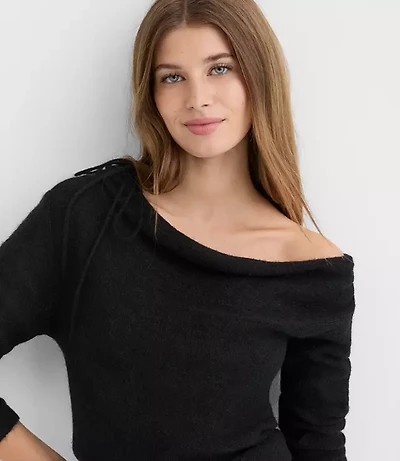 Tie Neck Sweater