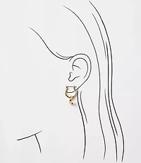 Charm Hoop Earring Set