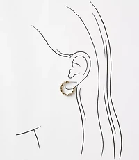 Crystal Hoop Earrings