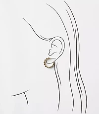 Crystal Hoop Earrings