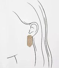 Pave Waterfall Statement Earrings