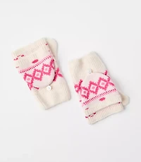 Fair Isle Flip Top Mittens