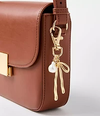 Pearlized Bow Bag Charm