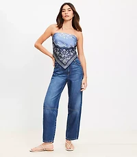 Bandana Strapless Top